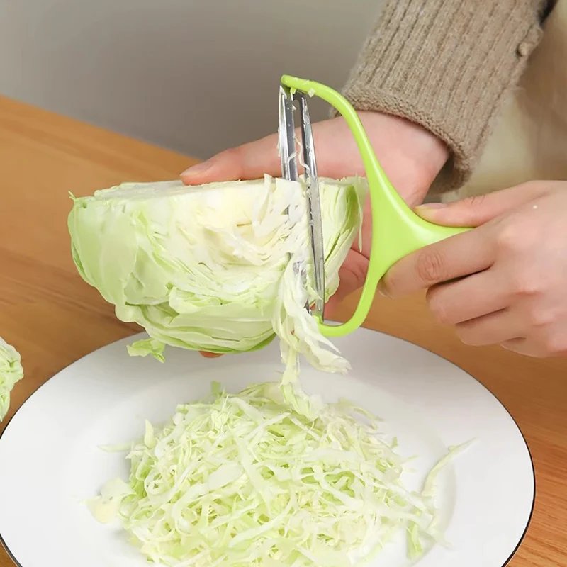 Cabbage Shredder Stainless Steel Vegetable Peeler Cutter Wide Mouth Fruit Salad Potato Graters Knife Cooking Kitchen Gadgets