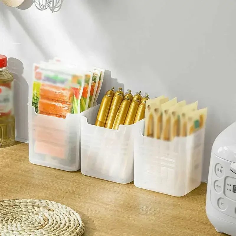 1/5PCS Refrigerator Storage Boxes Food Fresh Organizer Cold Storage Crisper Fruit Spice Food Container Boxes Home Kitchen Boxes