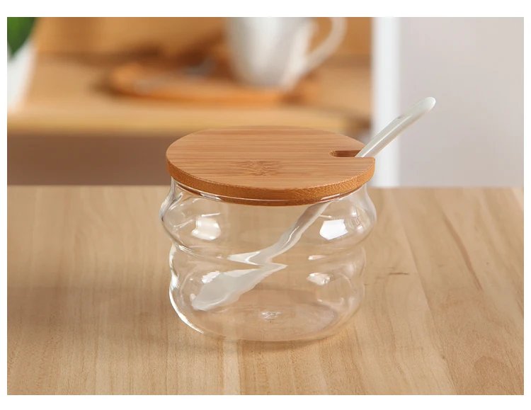 Ceramic Seasoning Jars with Wooden Lid Salt Shakers Kitchen Supplies White Spice Organizer Canister Spoon Set White Sugar Box Ceramic Seasoning Jars with Wooden Lid Salt Shakers Kitchen Supplies White Spice Organizer Canister Spoon Set White Sugar Box