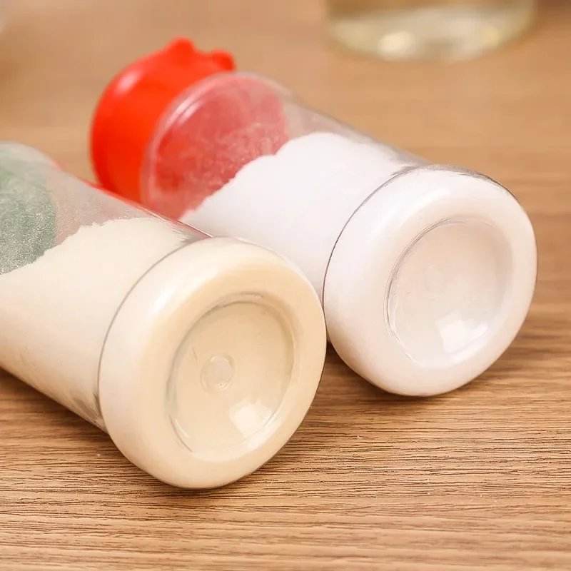 10/1PCS Clear Plastic Spice Bottle Salt Pepper Shaker Seasoning Jars Container BBQ Condiment Bottles with Lids Kitchen Tools