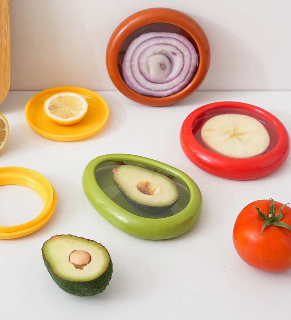 Food Fruit Vegetable Reusable Airtight Fresh Storage Storage Box for Fruits and Vegetables Easy to Clean Kitchen Gadgets
