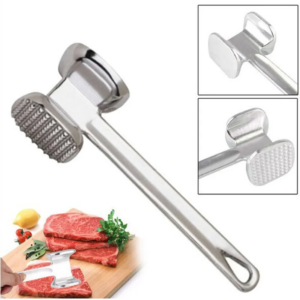 Fleischklopfer Hammer 19 cm Haushalts-Aluminiumlegierung Steak Metallklopfer Küchenwerkzeug, schweres, langlebiges, doppelseitiges Tenderizer.