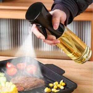 Haushaltsölflasche Küche Zuhause Outdoor Tragbarer Gewürzstreuer Nebeliger Heißluftfritteusen-Ölkessel Sprühwerkzeug Küchenzubehör Essgeschirr
