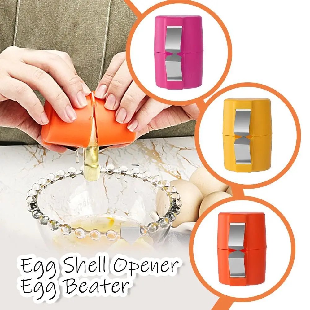 1/2pcs Multifunctional Egg Shell Opener Handheld Egg Cracker Separator Tool Eggshell Cutter Easy Open Kitchen Gadget for Raw Egg 1/2pcs Multifunctional Egg Shell Opener Handheld Egg Cracker Separator Tool Eggshell Cutter Easy Open Kitchen Gadget for Raw Egg