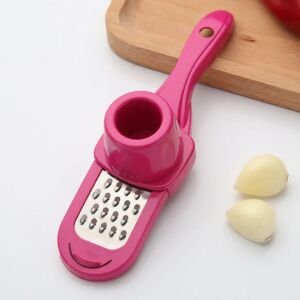 1PCS Knoblauchpresse – Multifunktionaler manueller Ingwer-Knoblauch-Zerkleinerer, Reibe, Schneider, Knoblauchschäler, Küchenwerkzeug.