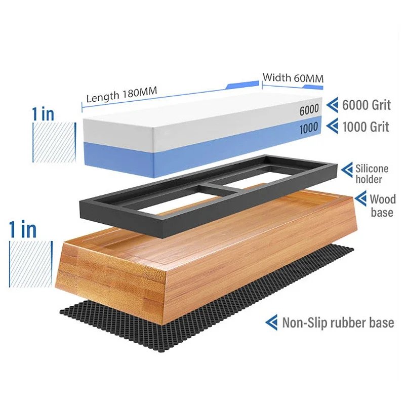3/6Pcs Set Kitchen Sharpening Stone Professional Whetstone 1000/3000/8000# Woodwork Grinding Stone Polishing Tool White Alundum 3/6Pcs Set Kitchen Sharpening Stone Professional Whetstone 1000/3000/8000# Woodwork Grinding Stone Polishing Tool White Alundum