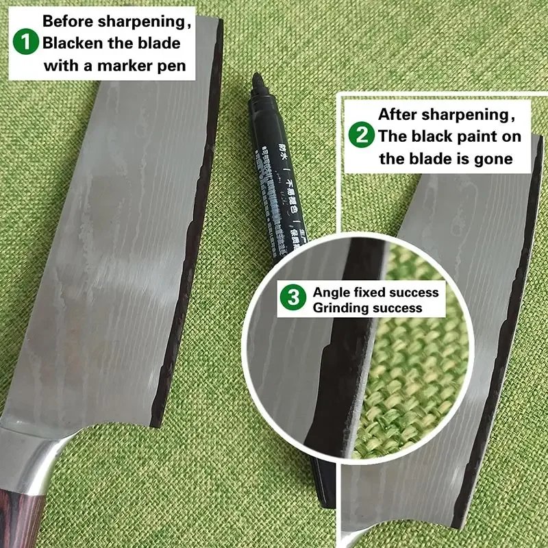 Angle Fixed Knife Sharpener Kitchen Grinding System Honing Diamond Grinder Woodwork Tool Whetstone Knife Sharpening Stone Tool