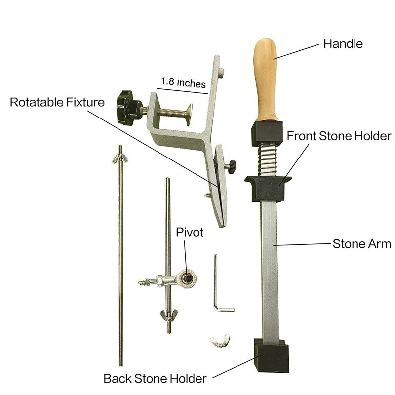 Angle Fixed Knife Sharpener Kitchen Grinding System Honing Diamond Grinder Woodwork Tool Whetstone Knife Sharpening Stone Tool