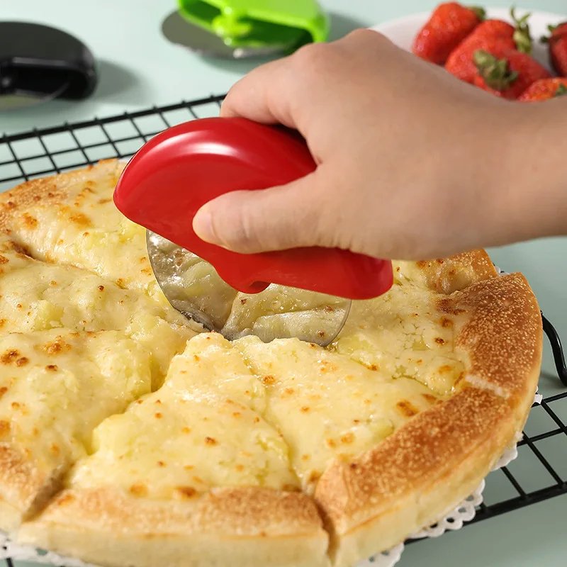 Detachable Stainless Steel Pizza Cutter Pizza Wheel Roller Knife Dough Pizza Cutter Kitchen Accessories Baking Tools