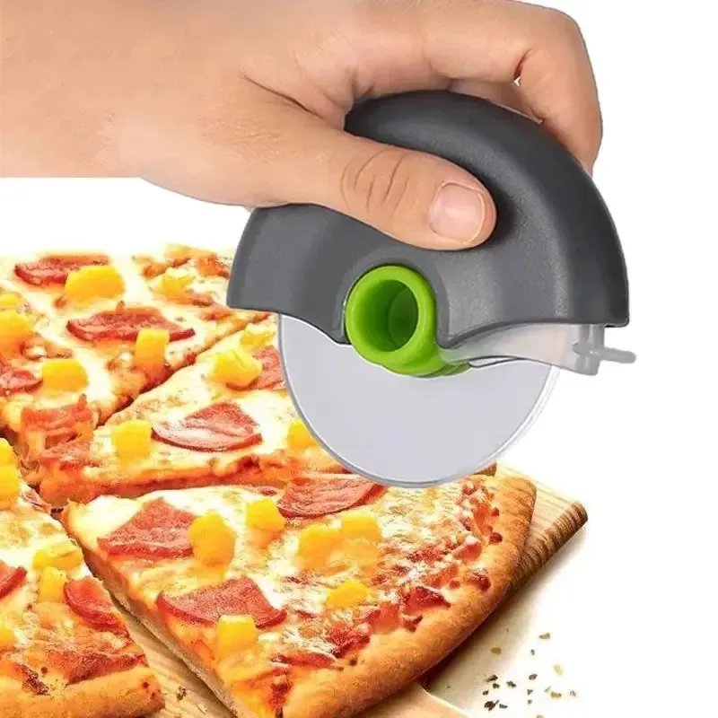 Detachable Stainless Steel Pizza Cutter Pizza Wheel Roller Knife Dough Pizza Cutter Kitchen Accessories Baking Tools