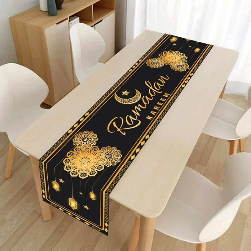Ramadan Kareem Table Runner Eid Mubarak Decor 2025 for Home Ramadan Mubarak Islamic Muslim Party Eid Al-Fitr Gifts Ramadan Decor Ramadan Kareem Table Runner Eid Mubarak Decor 2025 for Home Ramadan Mubarak Islamic Muslim Party Eid Al-Fitr Gifts Ramadan Decor