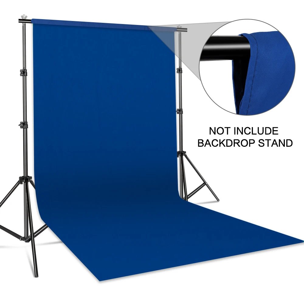SH Photography Photo Background Green Screen Backdrop Professional White/Black/Gray Smooth Muslin Backdrops For Photo Shoot Prop
