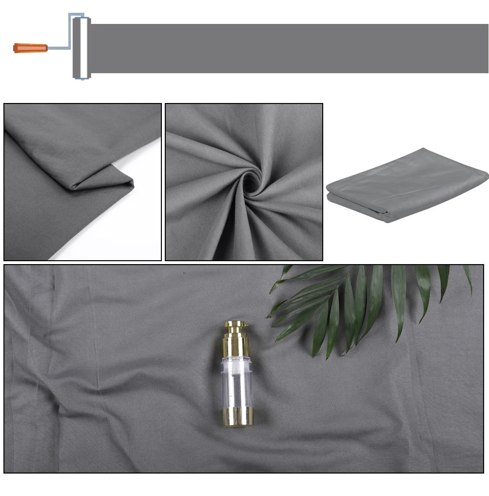 SH Photography Photo Background Green Screen Backdrop Professional White/Black/Gray Smooth Muslin Backdrops For Photo Shoot Prop