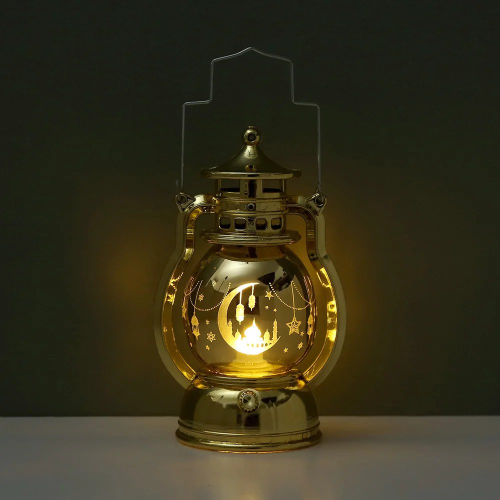 Eid Mubarak LED Lantern Light Ramadan kareem Decorations for home 2025 Islamic Muslim Party Decor Ramadan Mubarak EID Al Adha